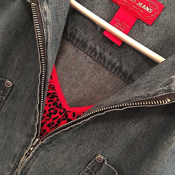 Venezia Jean Top / Zip Up Size 18/20 - Picture 2 of 3